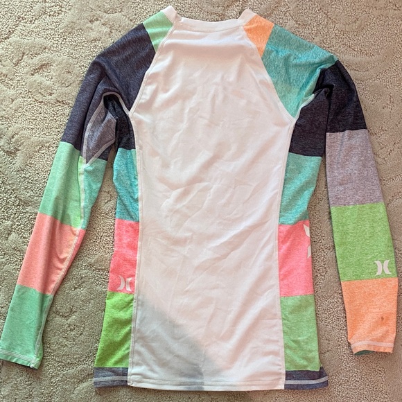 Hurley Multicolor Patchwork Rash Guard - Picture 2 of 3